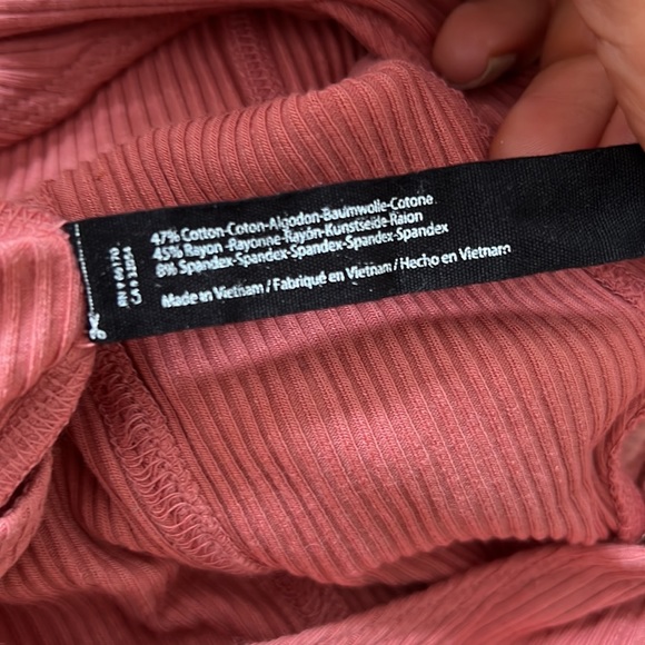 Urban Outfitters bodysuit Mauve / Pink tie up - medium - Picture 10 of 10